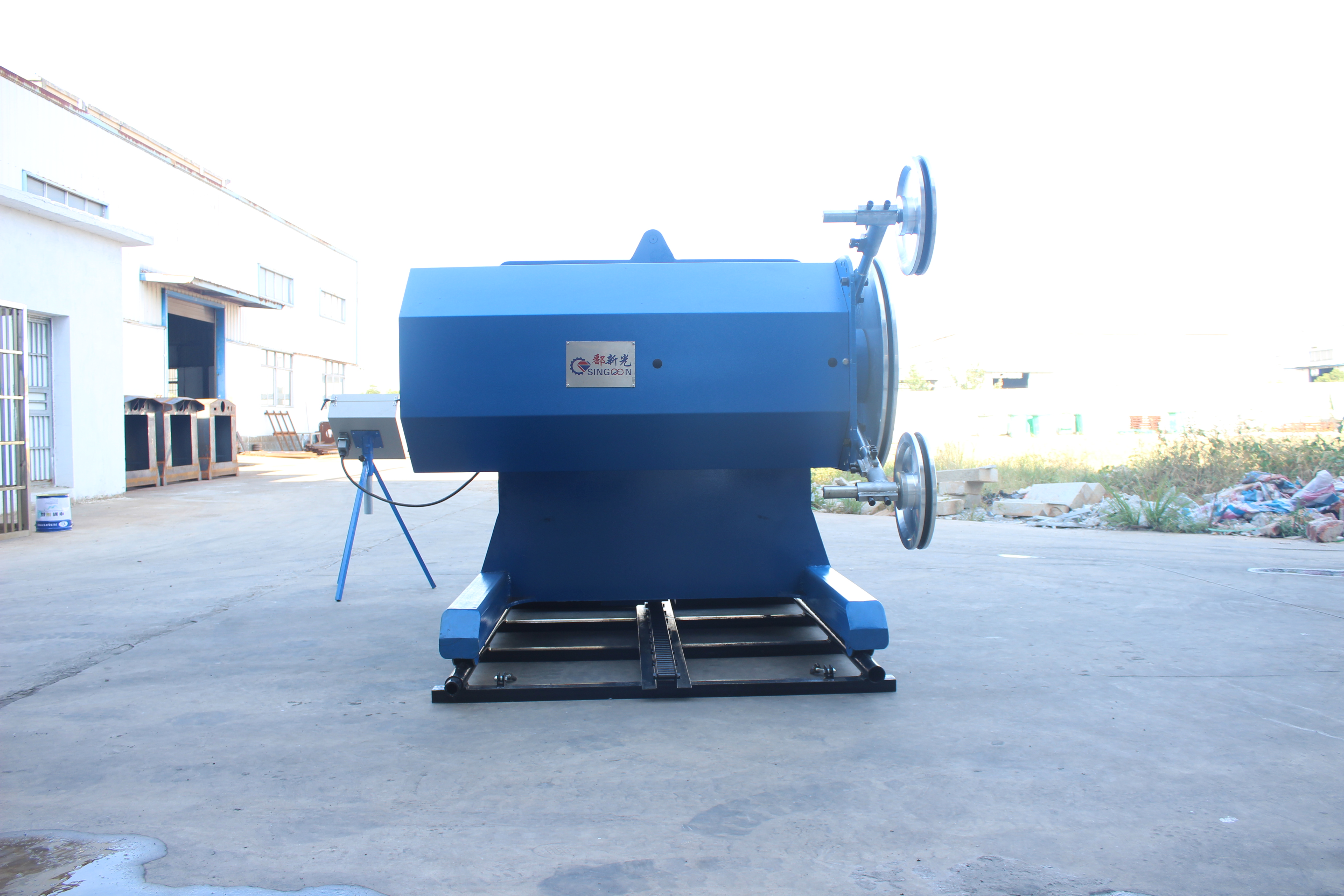 Mine rope saw machine