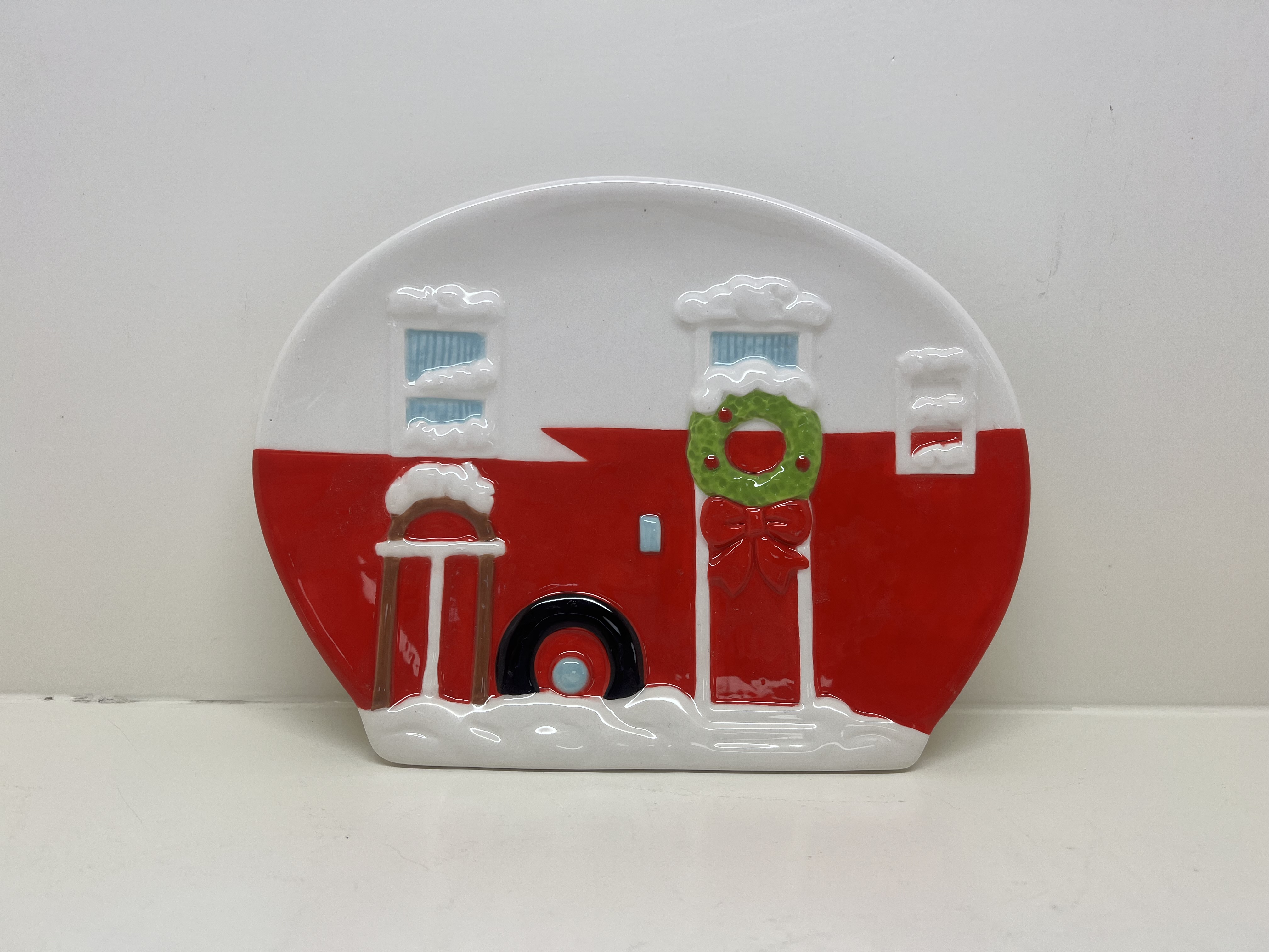 ceramic Christmas dish