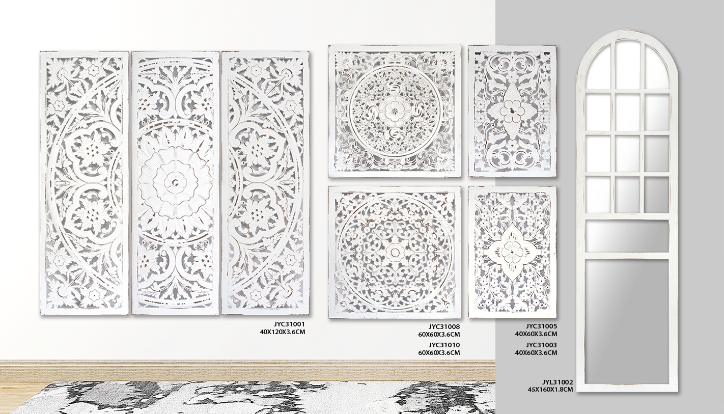 wooden relief wall decor