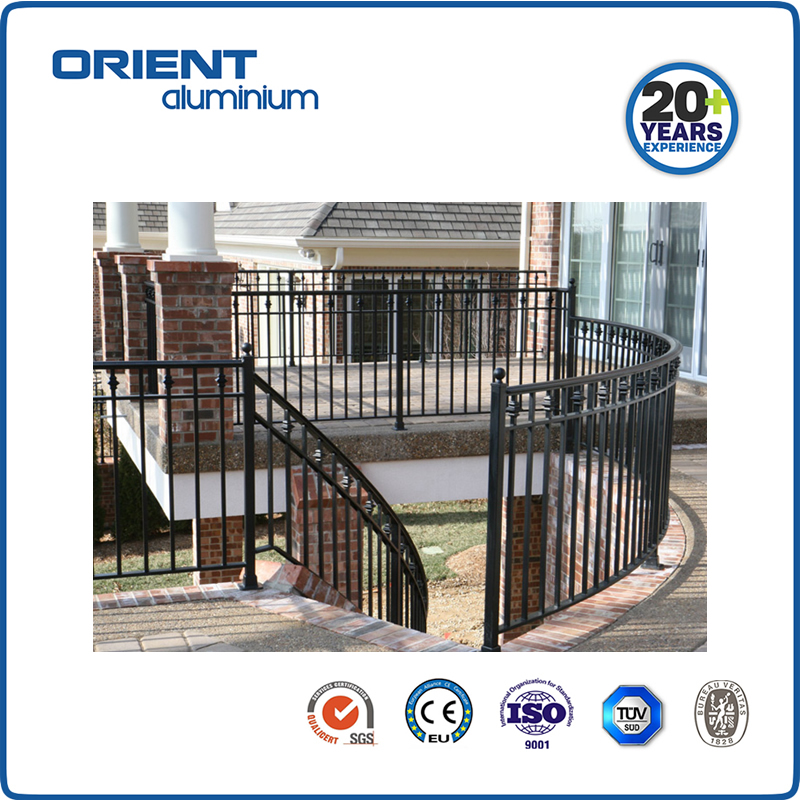 Decorative Aluminum Stair Railing Aluminum Handrail