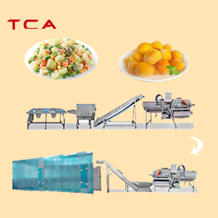 IQF fruits Frozen fruits production line
