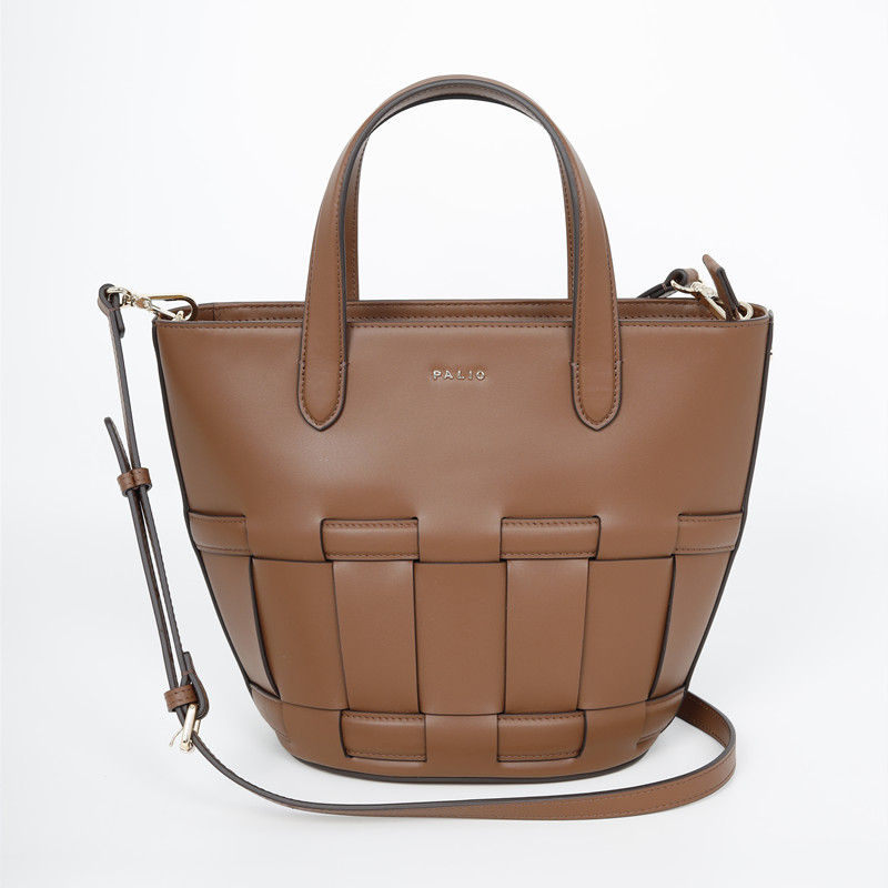 leather handbag/shopper bag/woven bagg