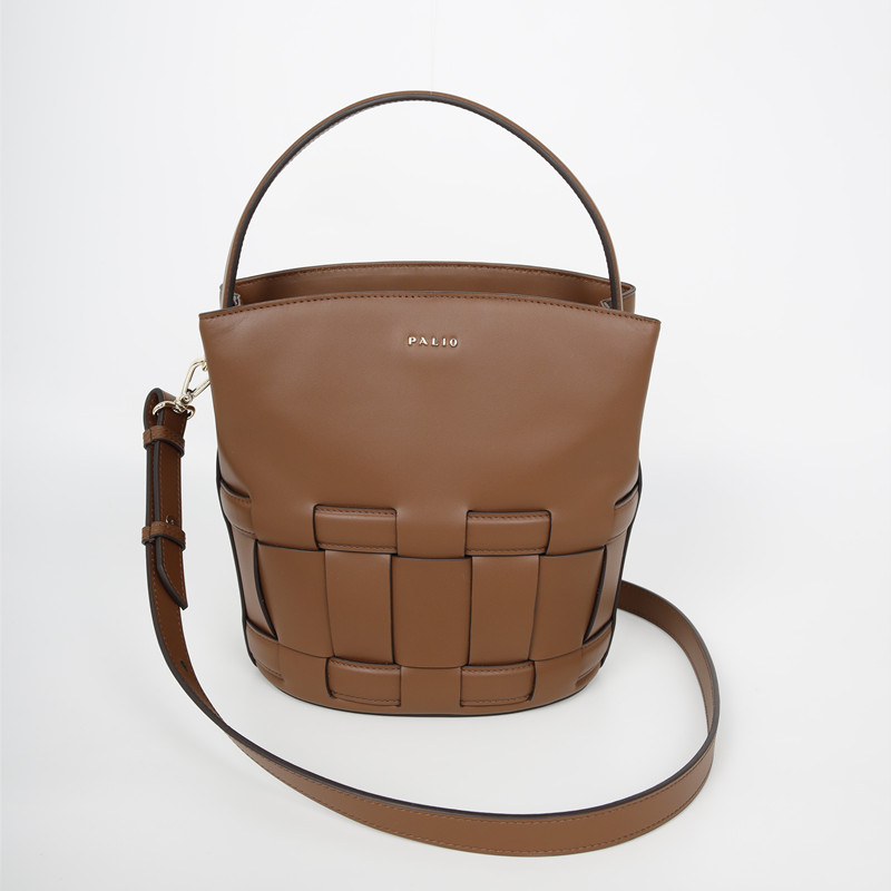 leather handbag/shopper bag/woven bagg