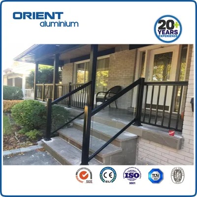2022 Hot Sale Aluminum Decking Railing Glass Balustrade U Channel Glass Railings For Balcony