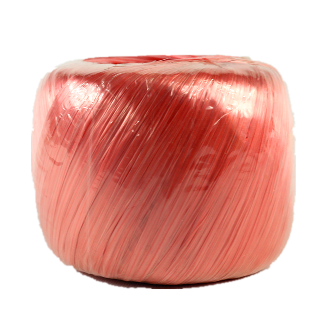 2mm Yellow Color PP Split Film Twine, Plastic Baler Twine With Customized Length