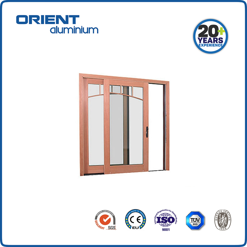 High class storm triple track thermal break aluminum window sliding windows with screen