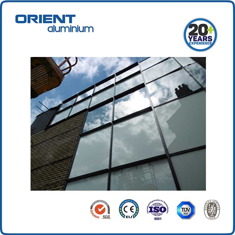 Modern Design Aluminum Extrusion Curtain Wall Profile Curtain Wall Aluminum