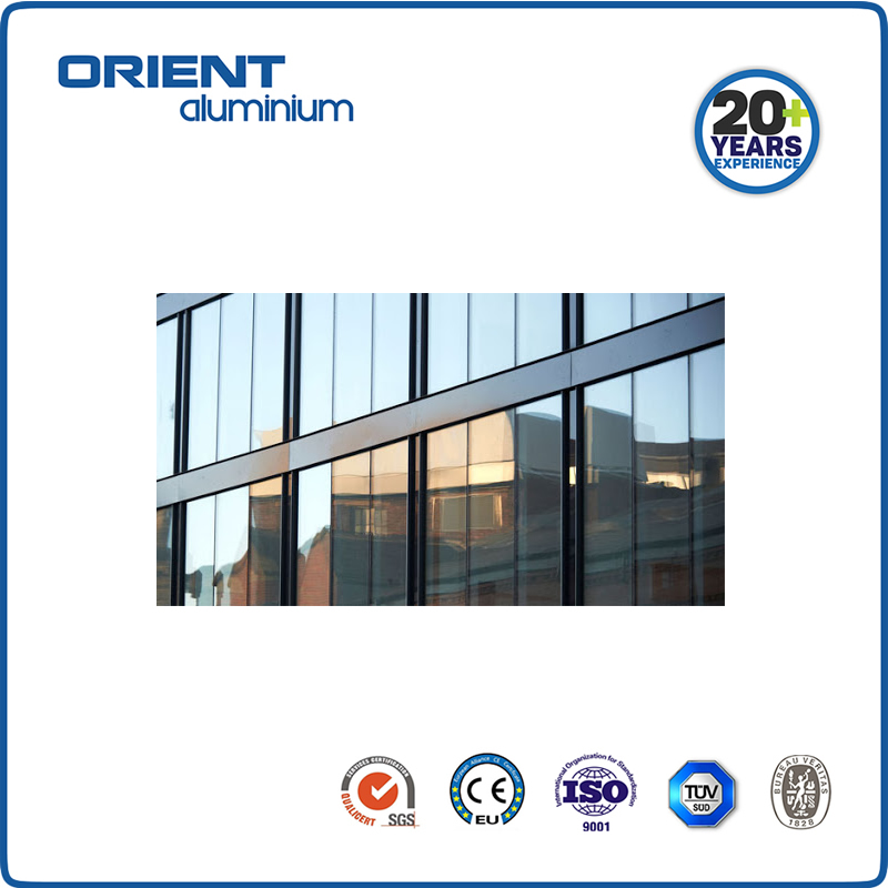 Facade Unitized Glass Aluminum Curtain Wall