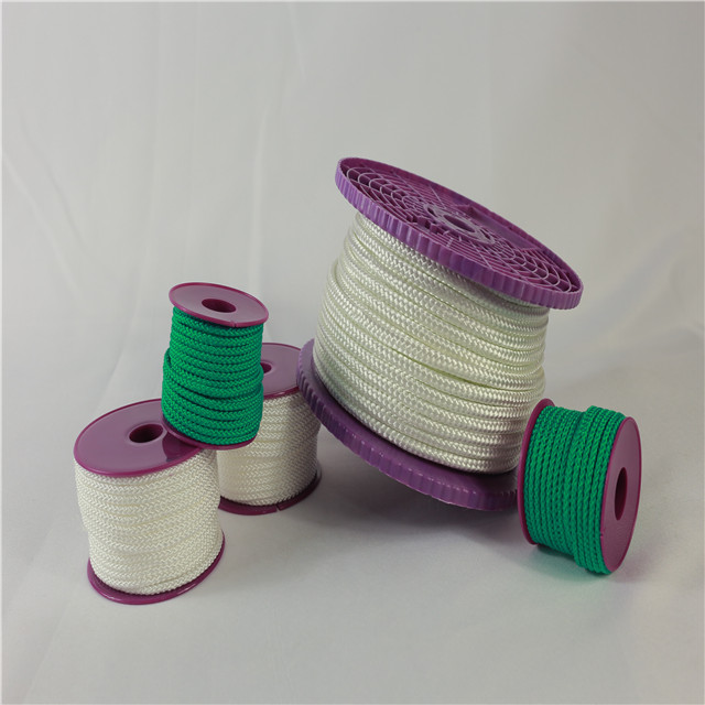3mm -32mm Muli Colored Cord Solid Braid Nylon Round Rope