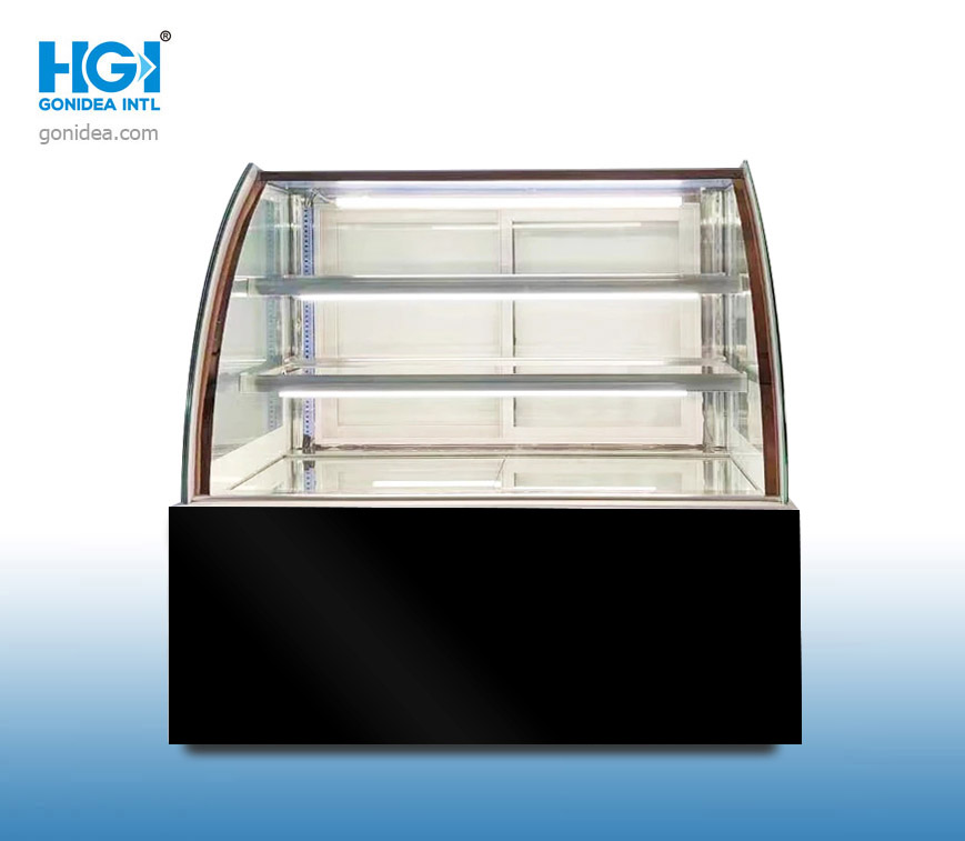 Three-Layer Cake Cabinet Showcase Commercial Cake Cabinet Keep Cake Fresh Display Showcase