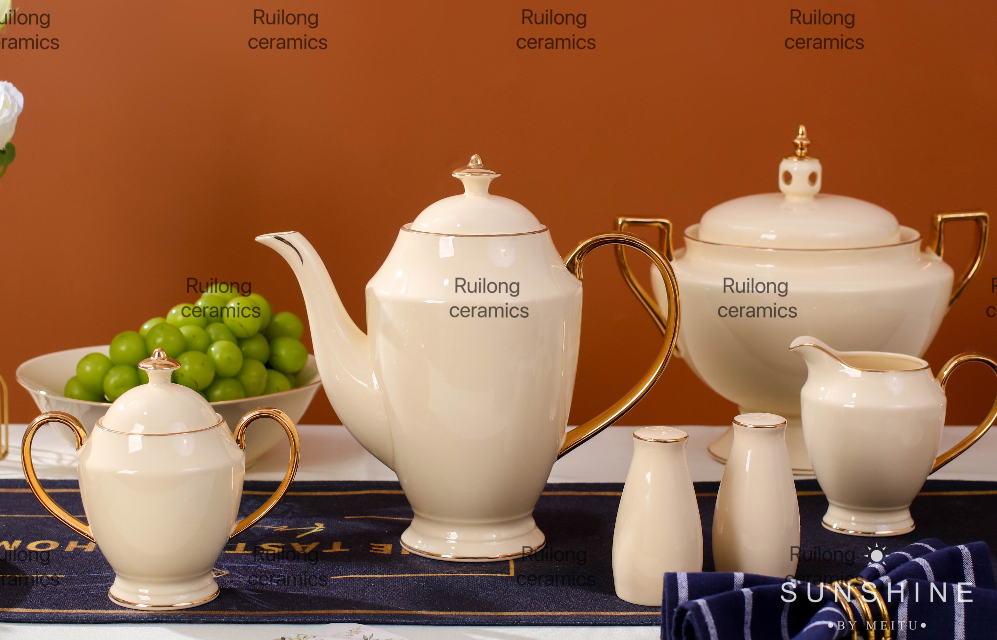 Teaset for Planar simple elegant life porcelain series