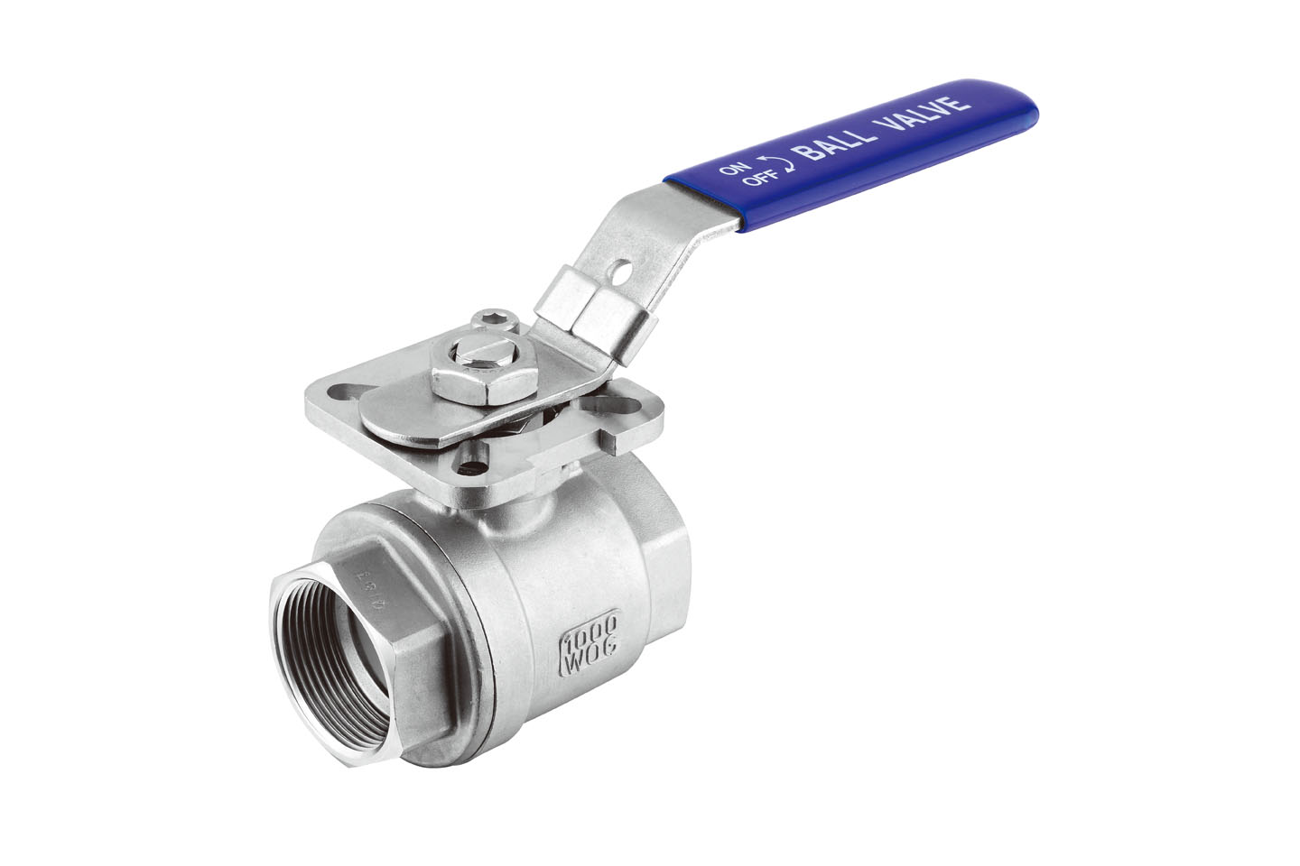 stainless steel 2pc ball valve