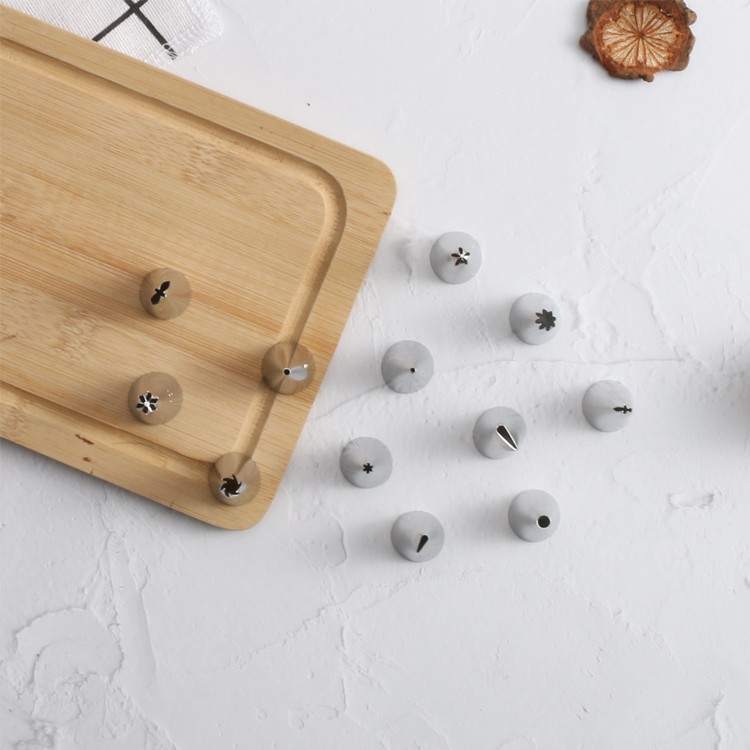 wina 12 pcs Stainless Steel Cream Pastry Tips Nozzle