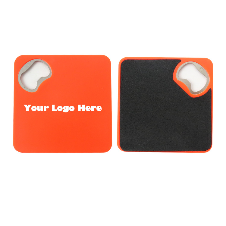 Promotional Drink Desk Coasters Printed Coaster Bottle Opener Coaster