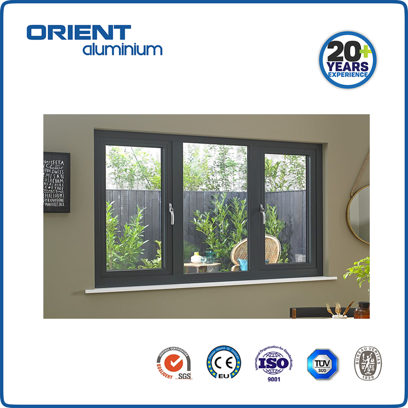 Aluminium cheap french casement storm windows open inside casement window push and pull swing window