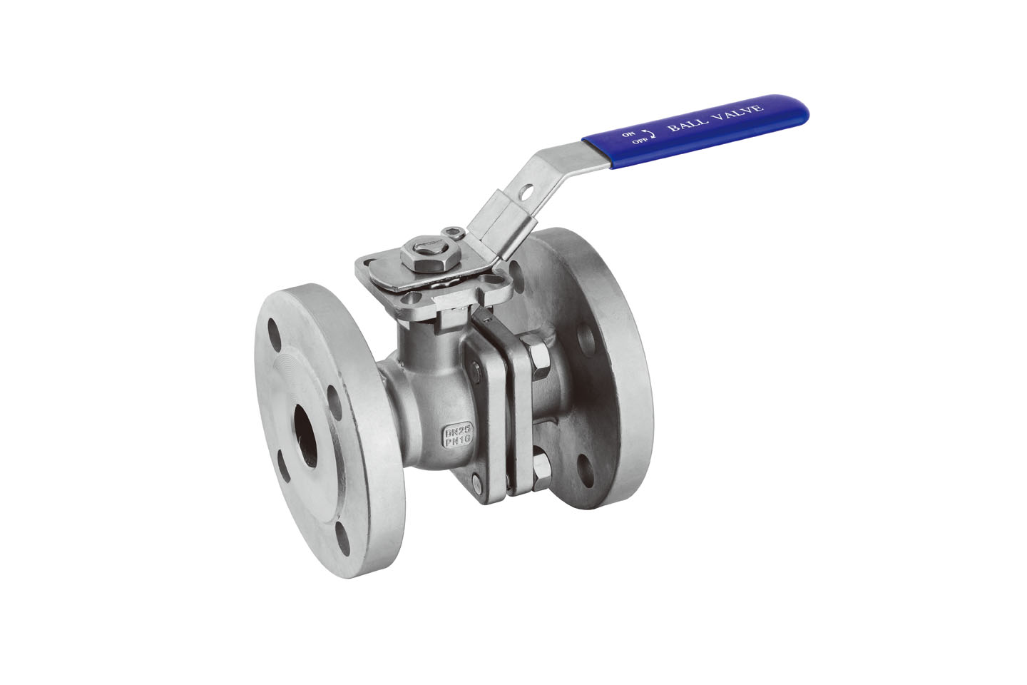 Din Flanged Ball Valve With Direct Mounting Pad