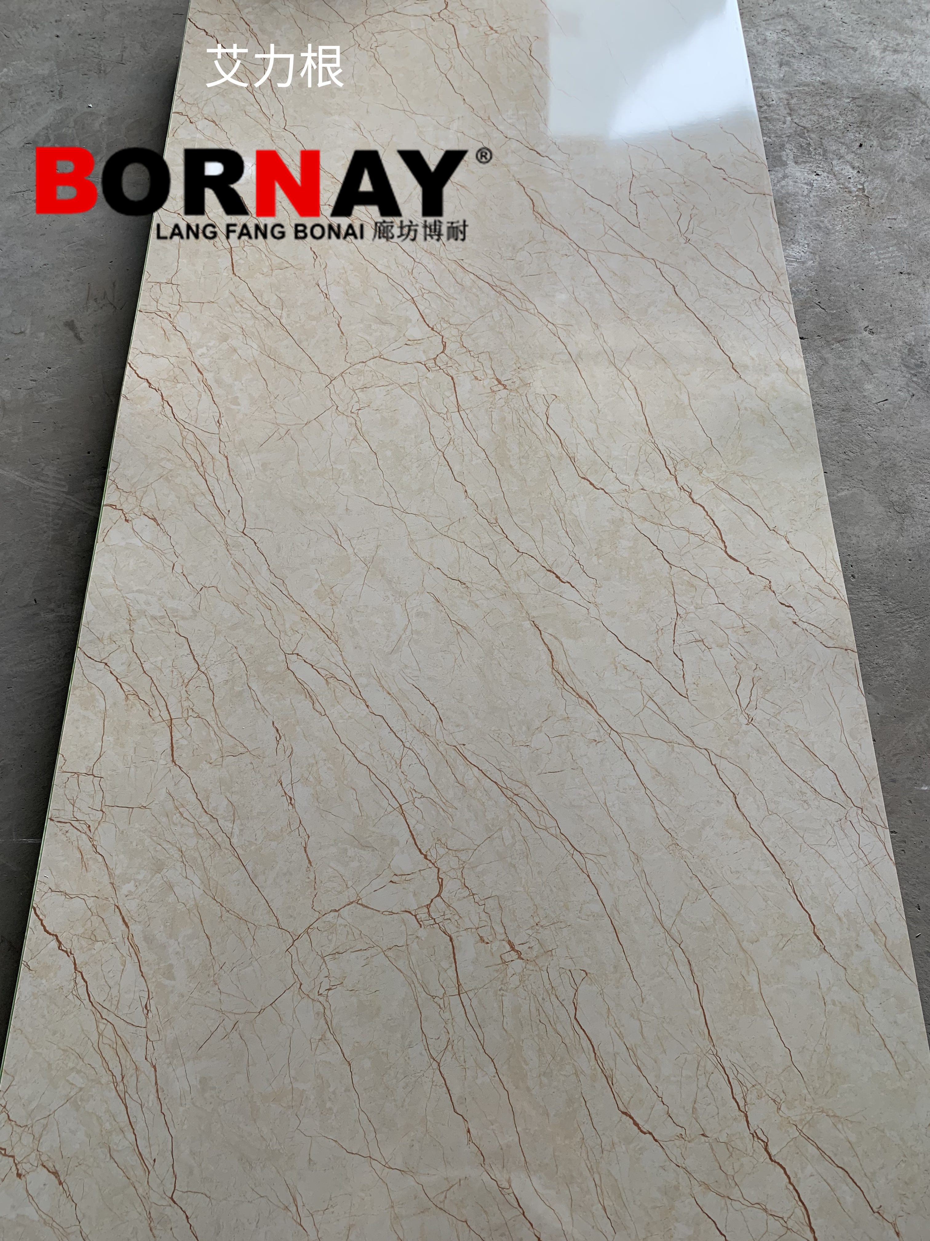 Langfang Bonai PVC decorative board PVC marble decorative board 1220*2440mm