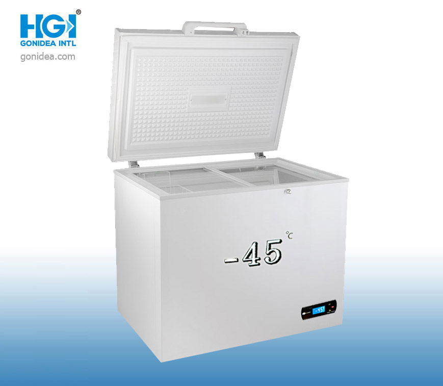 -45 Ultra-Low Temperature Commercial Horizontal Top Open Single Door Deep Freezer Bd/Bc-200L45