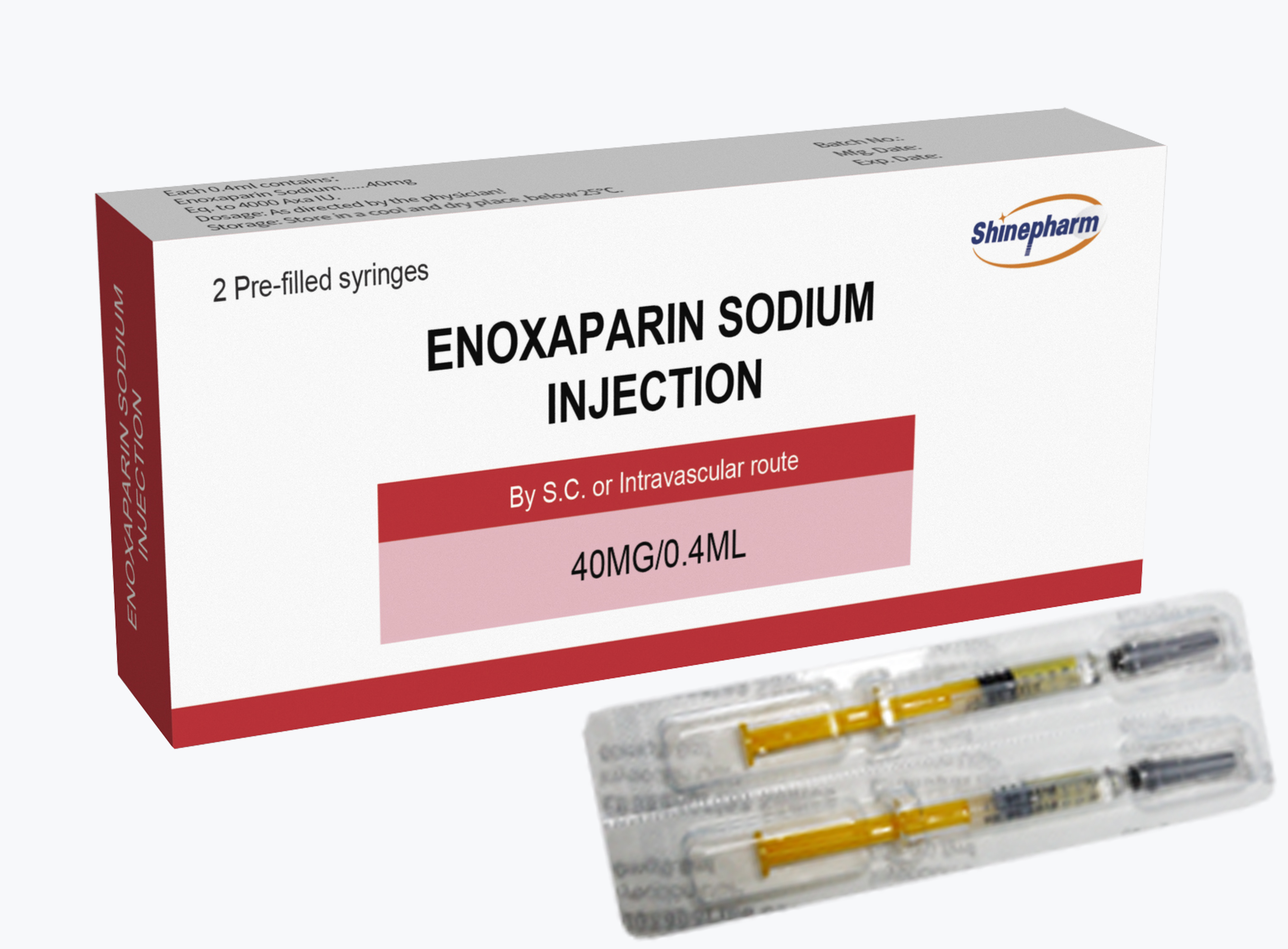 Enoxaparin Sodium Injection 40mg/0.4ml