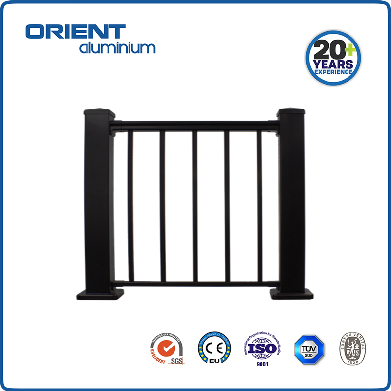 Aluminum Handrail Handrail Post Adjustable Square Post Aluminum Handrail Bracket Saddle