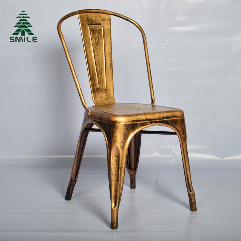 Wholesale China Good Price Metal Chair Strong Bearing Capacity Stackable Dining Room Metal Chairs