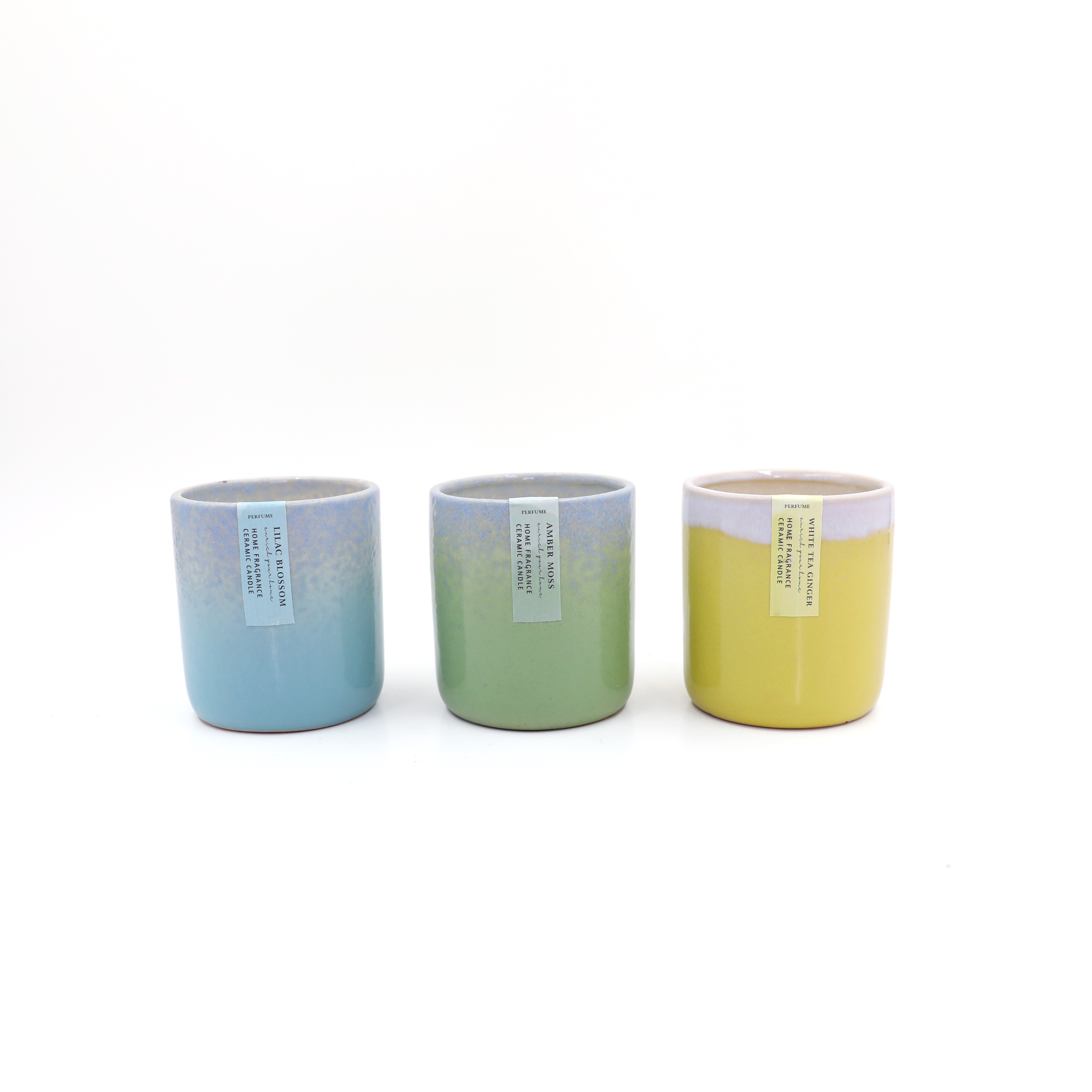 D9x9.7cm Ceramic Scented Candle