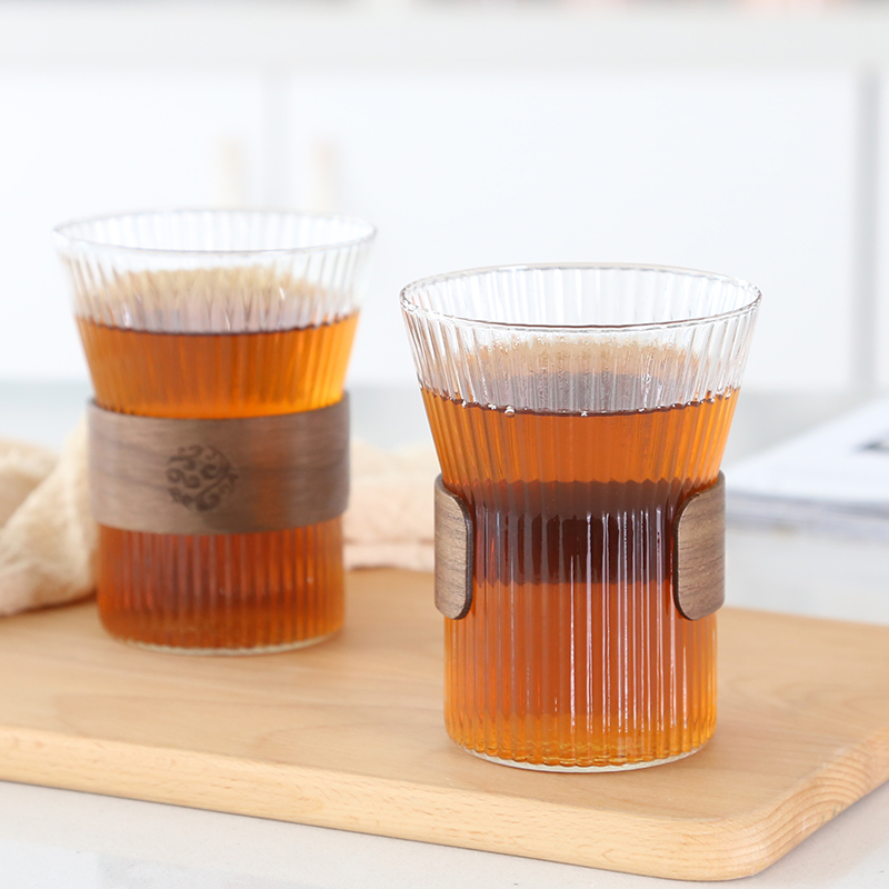 300ml borosilicate glass cup, Tea cup, milk cup, heat protection, heat insulation