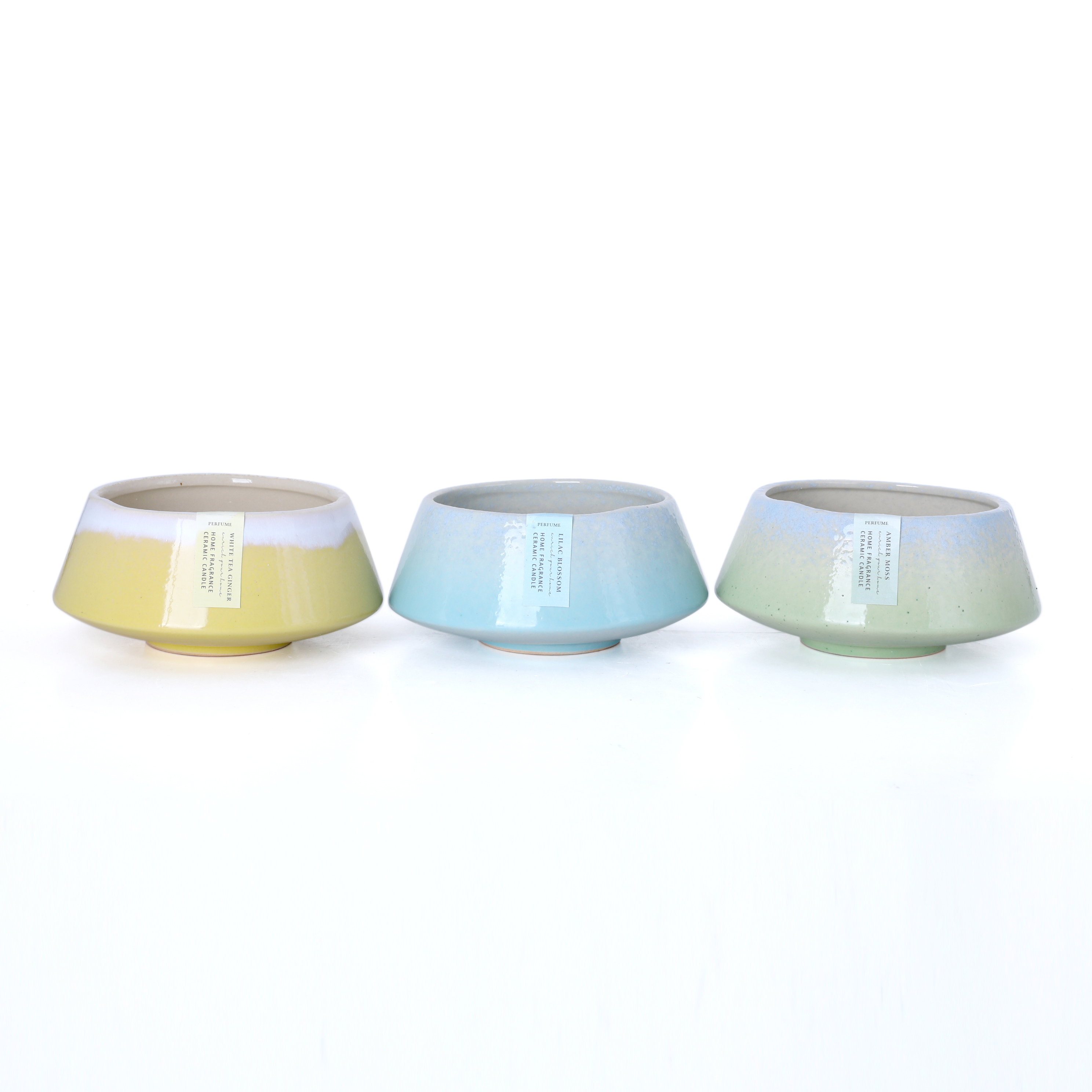 D15x7.5cm Ceramic Scented Candle