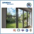Sand Gray Aluminum Tempered Glass Window Ventana de Aluminio