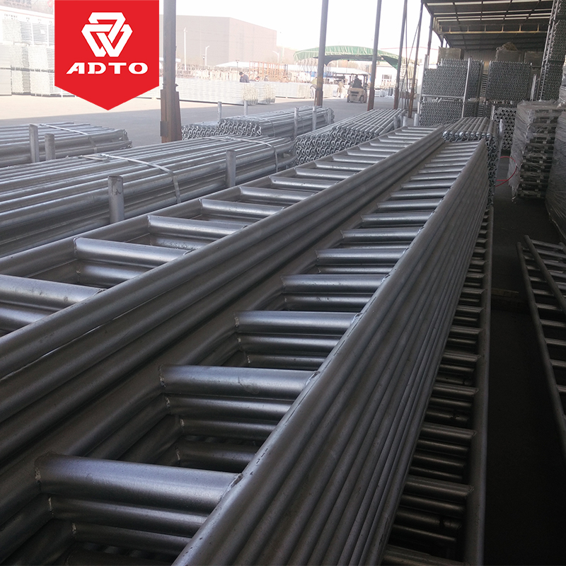Scaffolding ladder beam