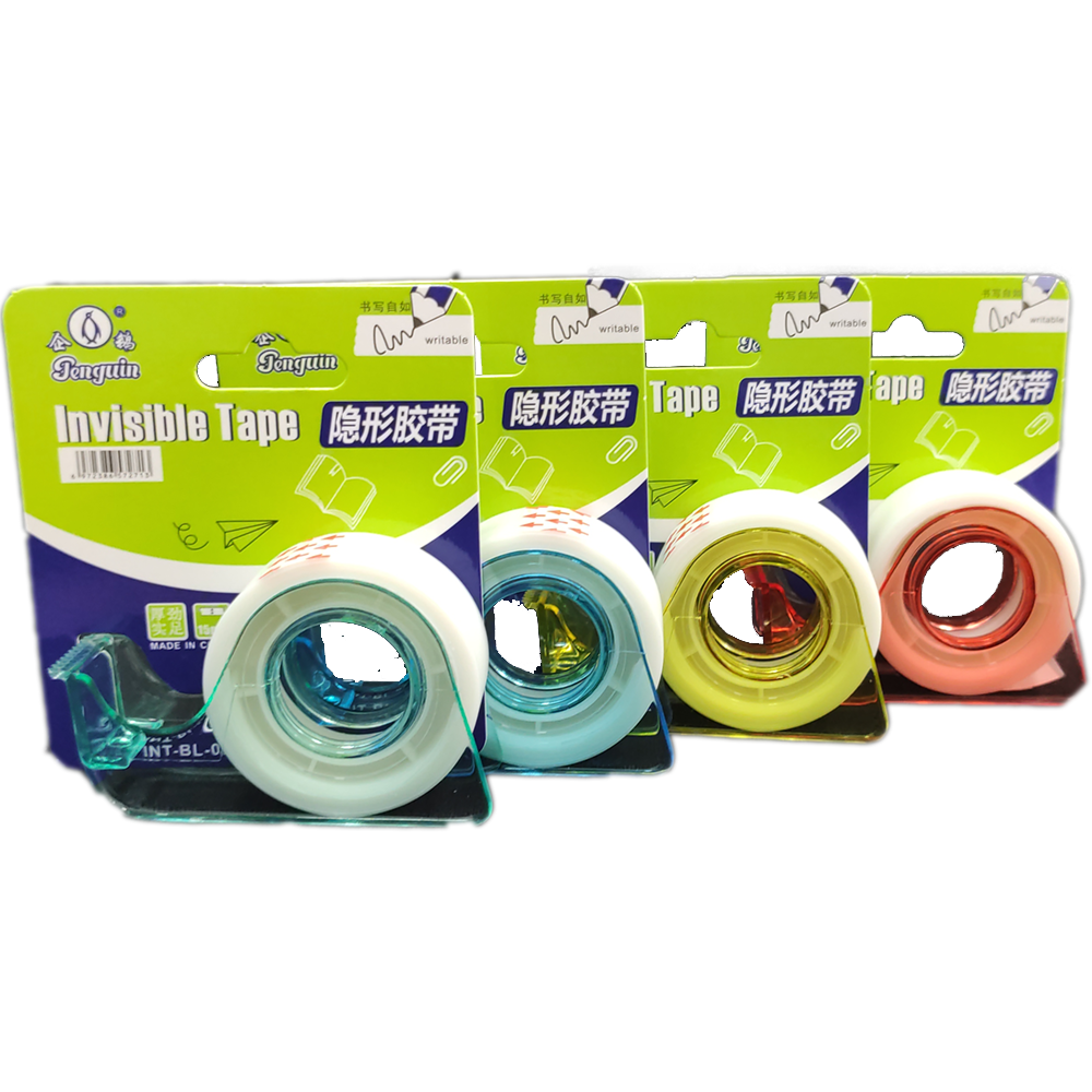 Writable Invisible Tape with mini dispenser 15mmx10m in display box(BL-008)