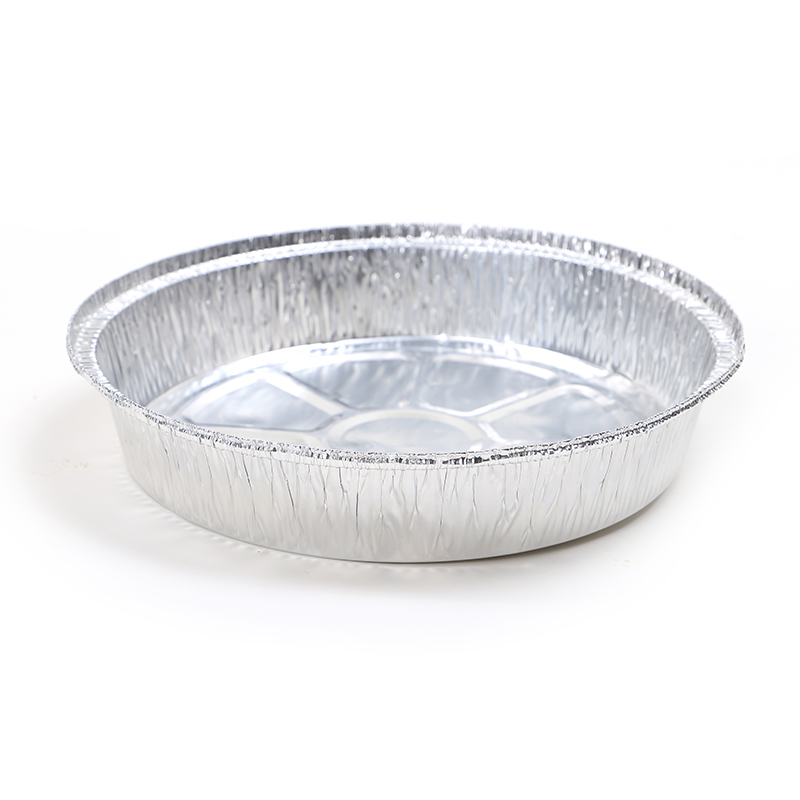 9" Round Aluminum Takeout Container
