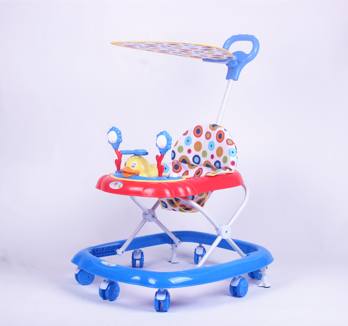 baby walker popular push bar canopy