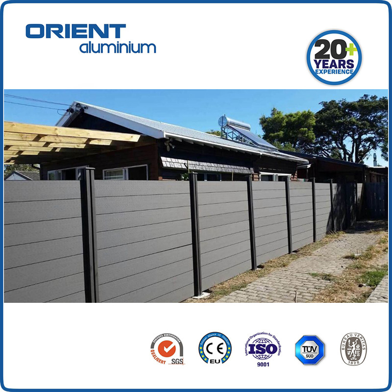 Modern Popular Garden Wpc Private Uv Protected Plastic Fence