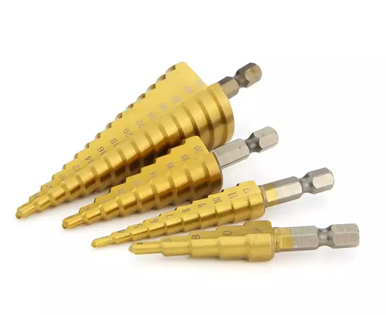 Step Drilling Tools Straight Groove Step Drill Bit