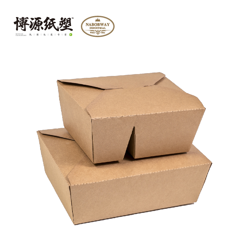 Disposable Kraft Paper Soup Cup Paper Bowl Takeaway Food Container