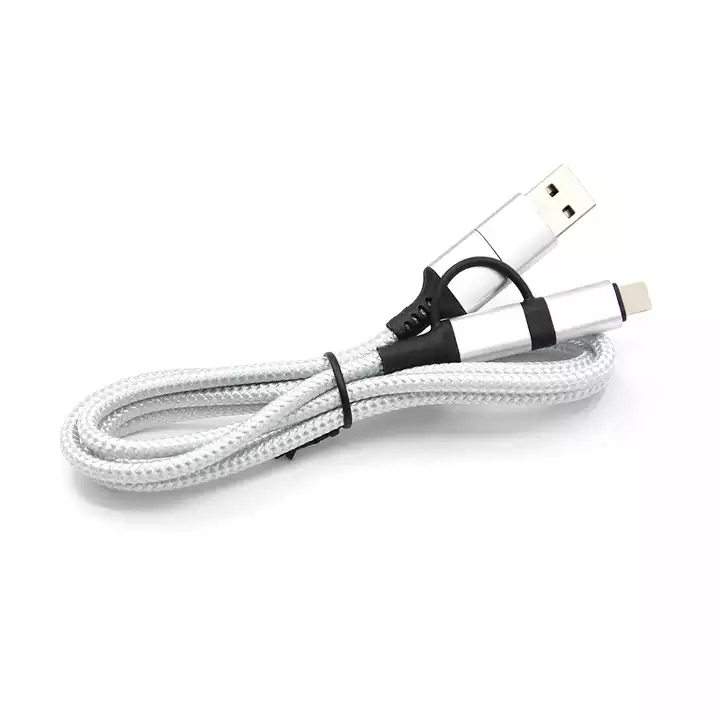 Hot Selling 4 in 1 USB Cable Fast Charging OTG Type C Quick Charge 3A Nylon Braided Durable USB Cable