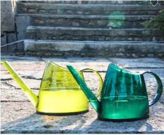 plastic watering can