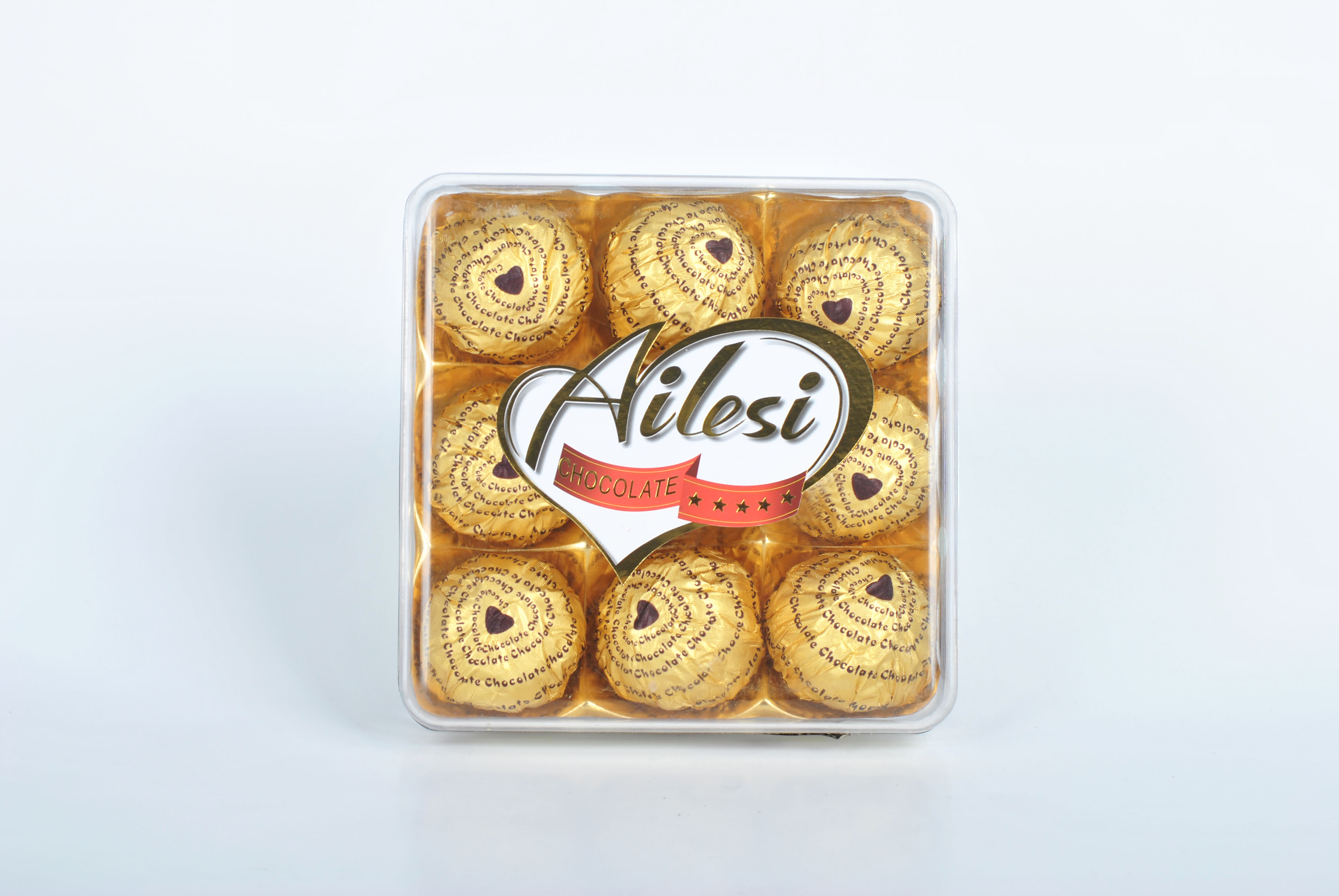 T9 squares wafer chocolate ball