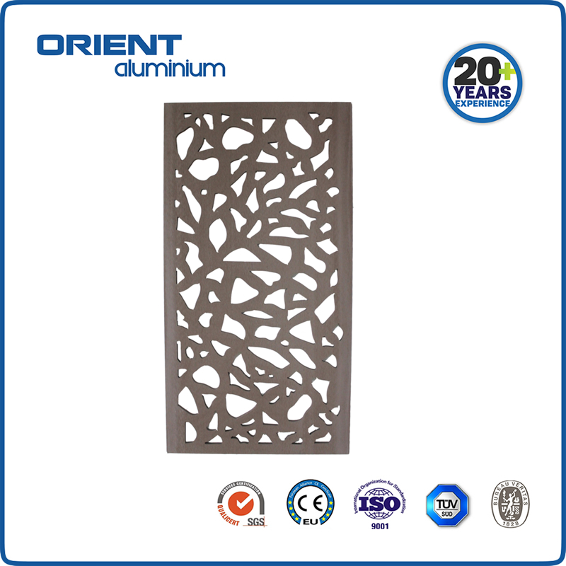 Customized Laser Cut Decorative Outdoor Privacy Art Metal Screens Panels Corten Steel Garden Screen