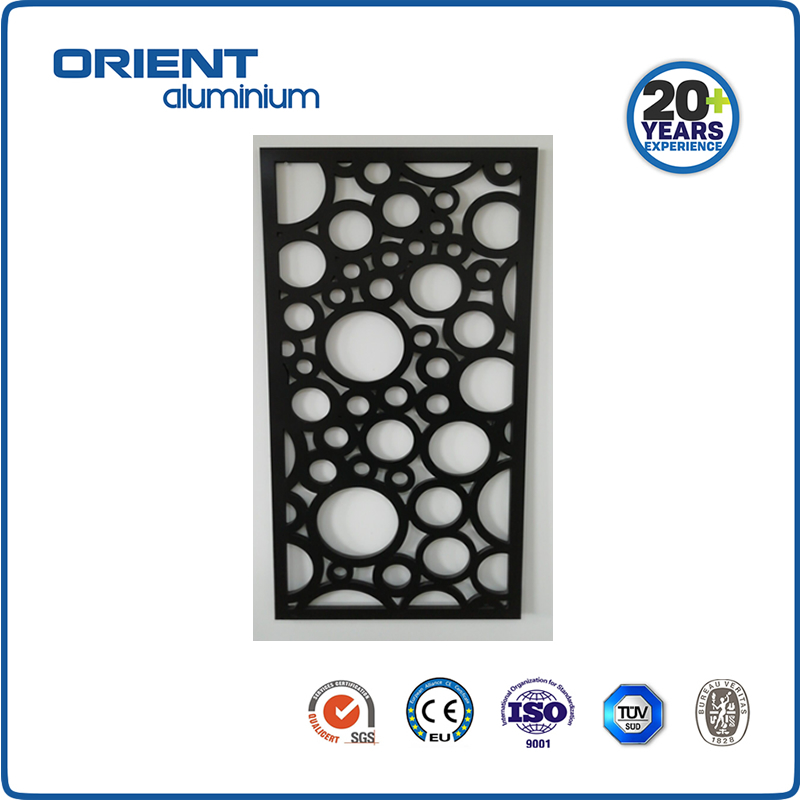Modern Design Laser Cutting Metal Aluminium Garden Screen Outdoor Metal Aluminium Garden Screen