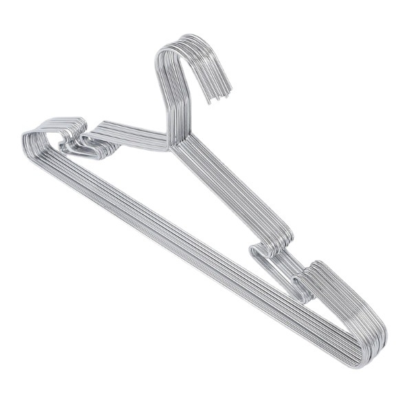 Owentek Disposable Cheap Price Galvanizing Metal Iron Wire Hangers for Dry Cleaning Shop Wholesale