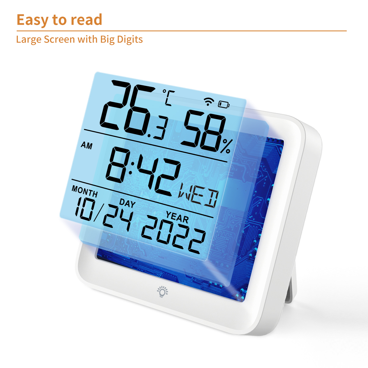 Temperature and humidity meter with WiFi