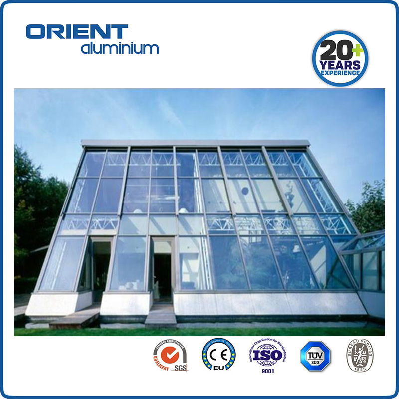 Modern Design Aluminum Extrusion Curtain Wall Profile Curtain Wall Aluminum