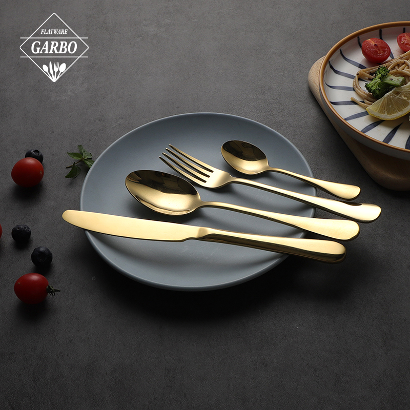 High End Mirror polished 201 (18/2) cutlery set flatware set