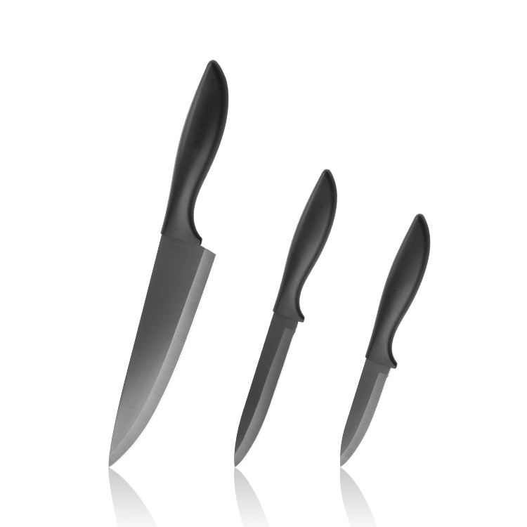 Plastic Handle 3Piece Knife Set