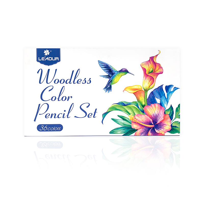 Woodless color pencil drawing pencil gift set
