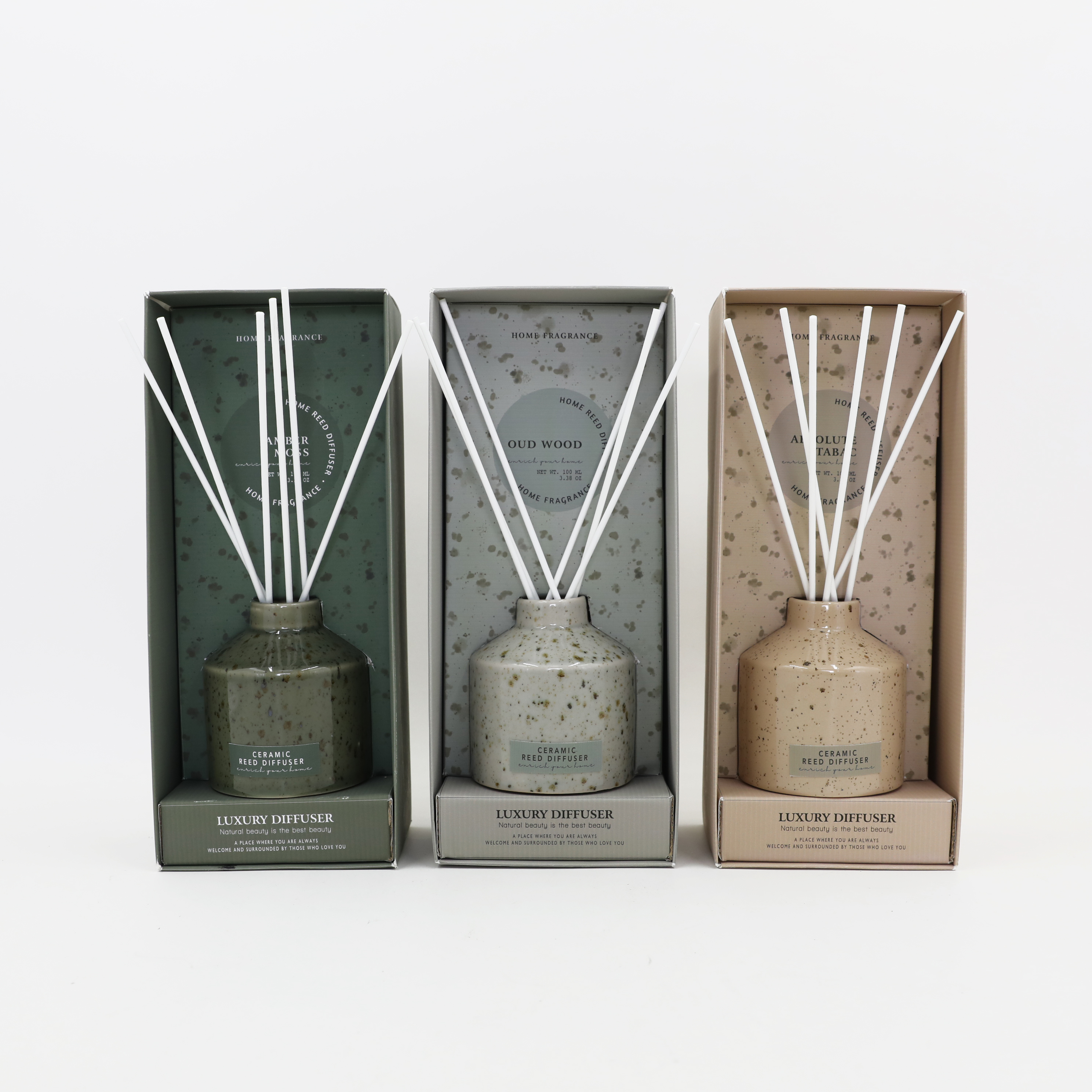 D8.5x9cmh Ceramic Reed Diffuser