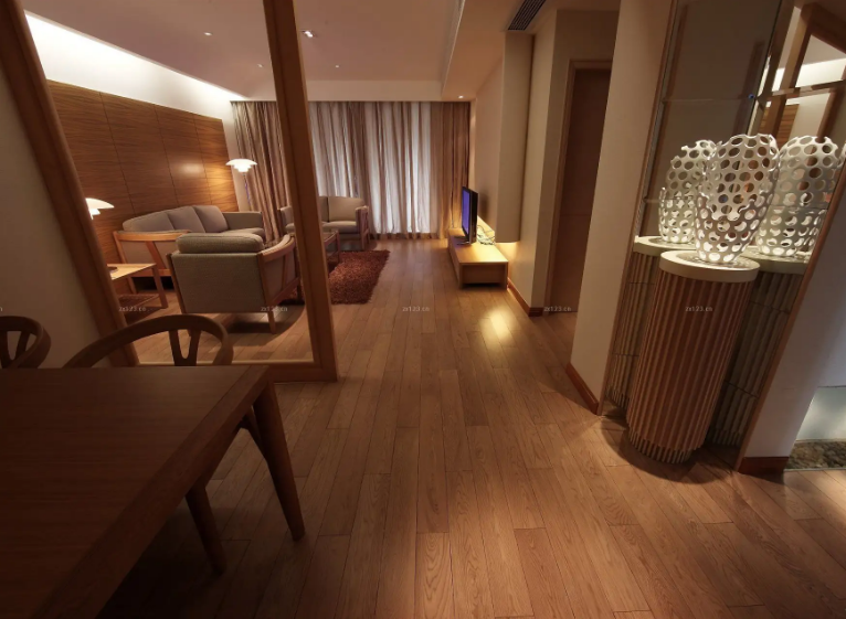 Non-slip loose lay pvc anti-bacterial vinyl flooring