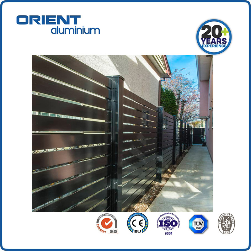 Complete Powder Coating Aluminium Pool Fence System Pool Fence Panels Black Aluminum Fence Garden